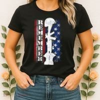 Remember The Fallen Flag Women's T-Shirt thumb 2