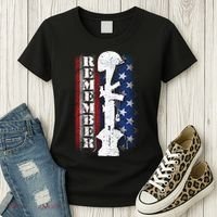 Remember The Fallen Flag Women's T-Shirt thumb 3