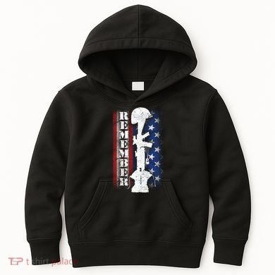 Remember The Fallen Flag Kids Hoodie