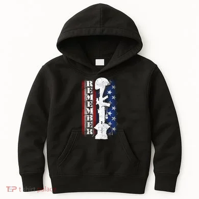 Remember The Fallen Flag Kids Hoodie