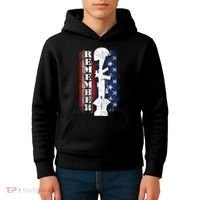 Remember The Fallen Flag Kids Hoodie thumb 4