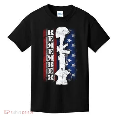 Remember The Fallen Flag Kids T-Shirt