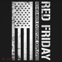Remember Everyone Deployed Red Friday Zip Hoodie Impact Tech Backpack thumb 2
