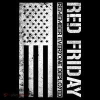 Remember Everyone Deployed Red Friday Zip Hoodie Backpack thumb 2