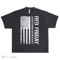 Remember Everyone Deployed Red Friday Zip Hoodie Urban Oversized Heavyweight T-Shirt thumb 0