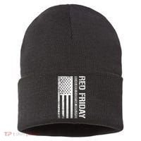 Remember Everyone Deployed Red Friday Zip Hoodie Sustainable Knit Beanie thumb 0
