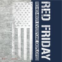 Remember Everyone Deployed Red Friday Zip Hoodie Kids Colorblock Raglan Jersey thumb 2