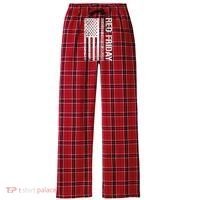 Remember Everyone Deployed Red Friday Zip Hoodie Women's Flannel Plaid Pajama Pants thumb 0