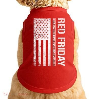 Remember Everyone Deployed Red Friday Zip Hoodie Doggie Tank