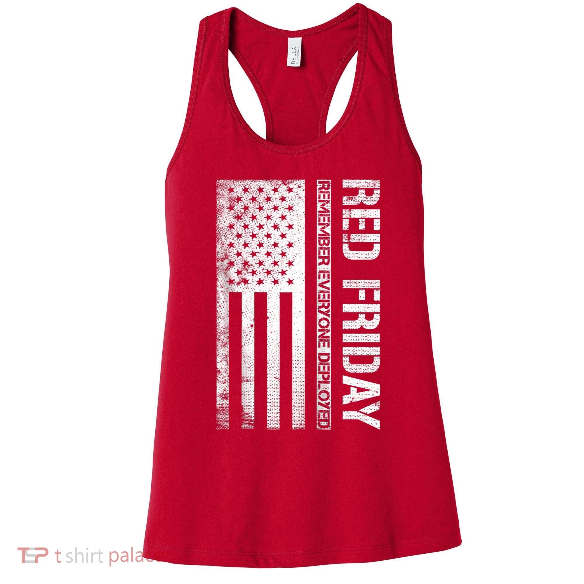 Remember Everyone Deployed Red Friday Zip Hoodie Women's Tank Top