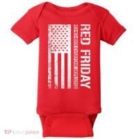 Remember Everyone Deployed Red Friday Zip Hoodie Baby Bodysuit thumb 0
