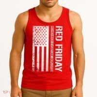 Remember Everyone Deployed Red Friday Zip Hoodie Tank Top thumb 3