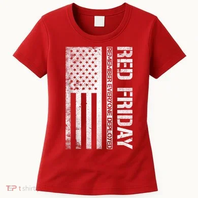 Remember Everyone Deployed Red Friday Zip Hoodie Women's T-Shirt