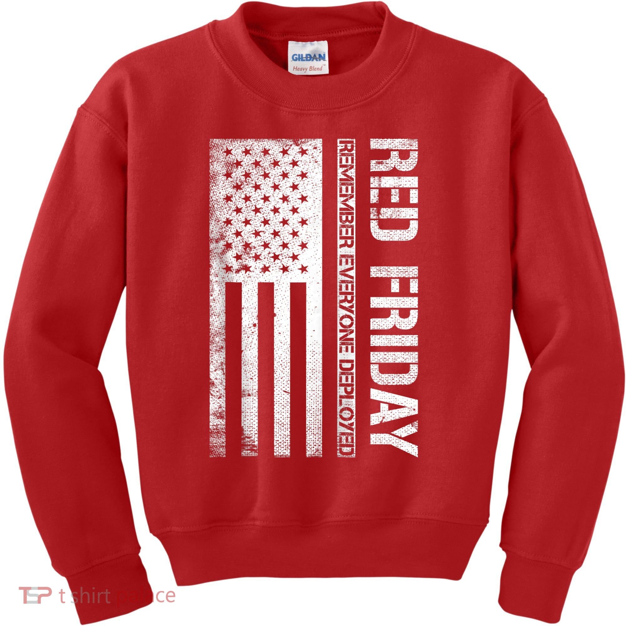 Remember Everyone Deployed Red Friday Zip Hoodie Kids Sweatshirt