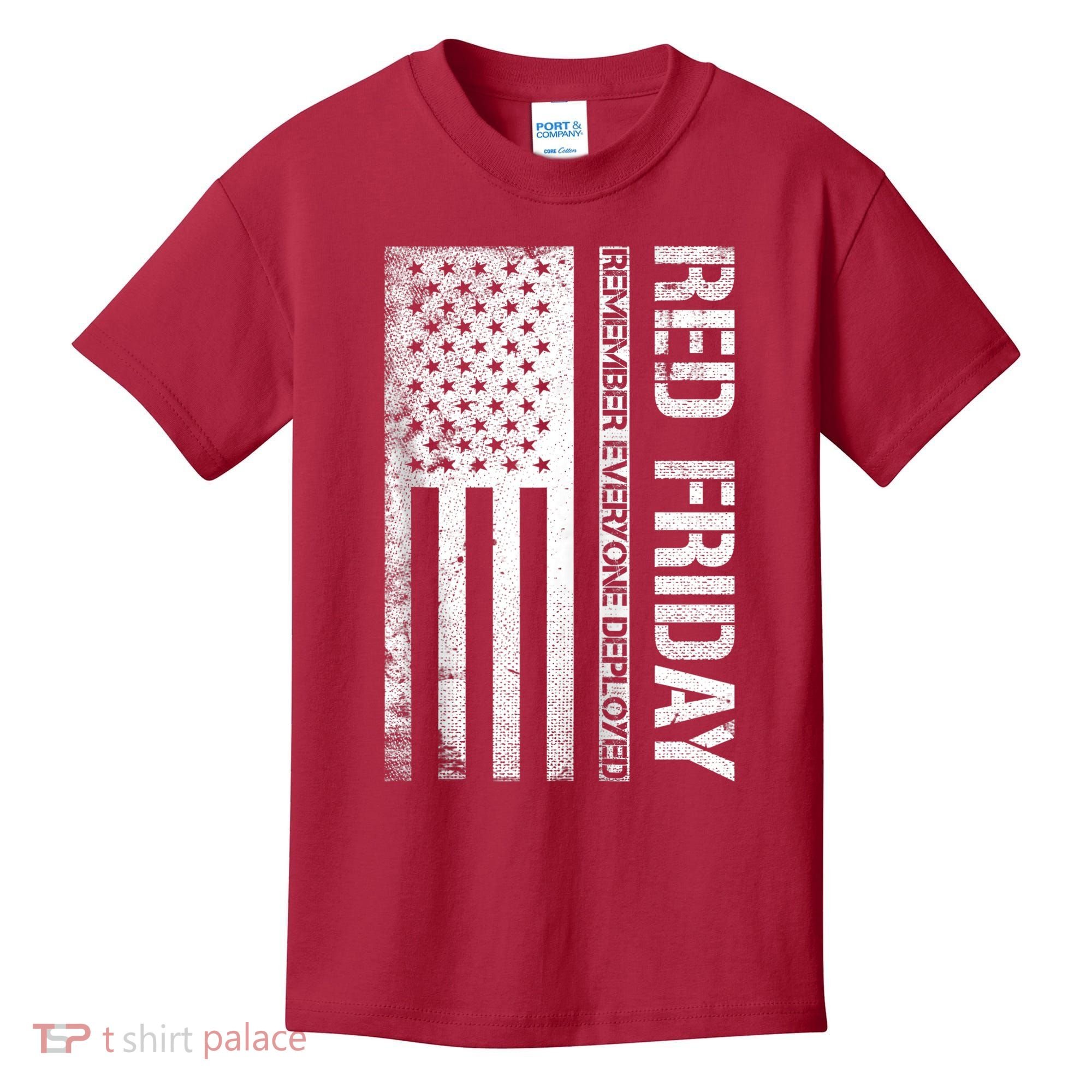 Remember Everyone Deployed Red Friday Zip Hoodie Kids T-Shirt