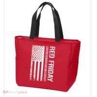 Remember Everyone Deployed Red Friday Zip Hoodie Tote Bag thumb 3