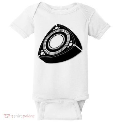 Rotary Engine Design Baby Bodysuit