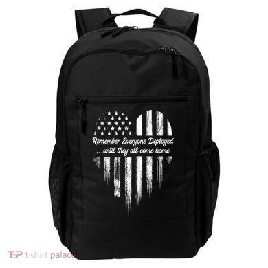 Remember Everyone Deployed Red Friday Backpack