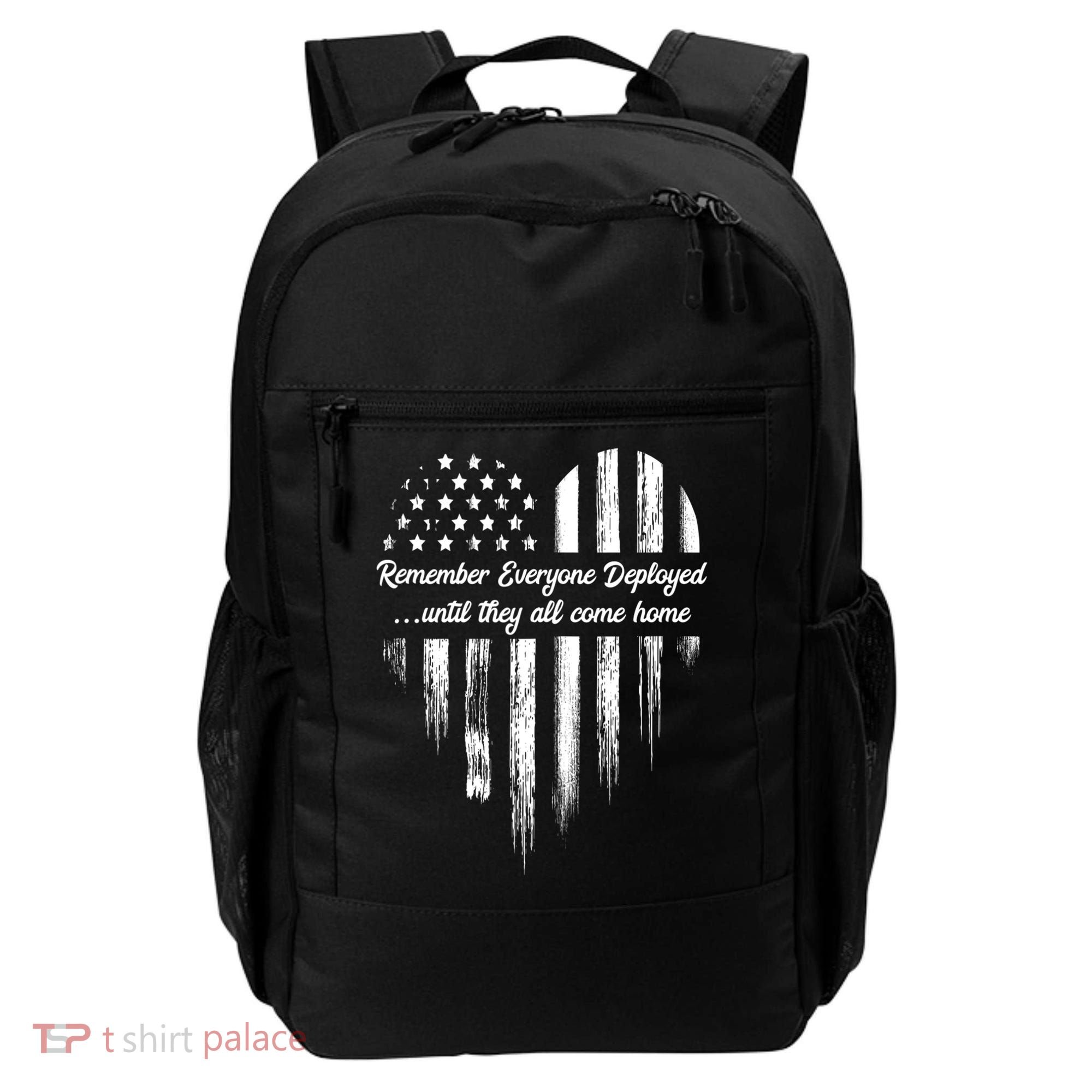 Remember Everyone Deployed Red Friday Backpack