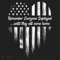Remember Everyone Deployed Red Friday Golf Towel thumb 3