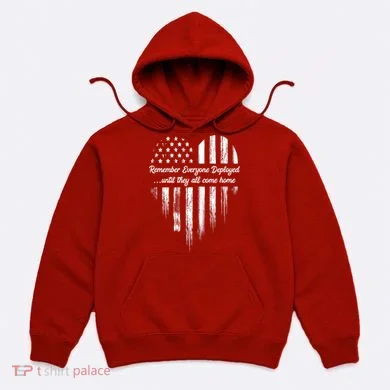 Remember Everyone Deployed Red Friday Hoodie
