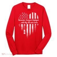 Remember Everyone Deployed Red Friday Long Sleeve Shirt thumb 0