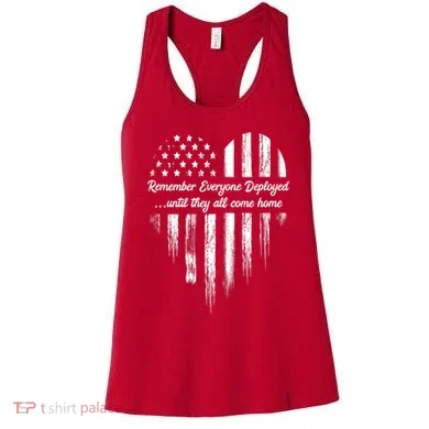 Remember Everyone Deployed Red Friday Women's Tank Top