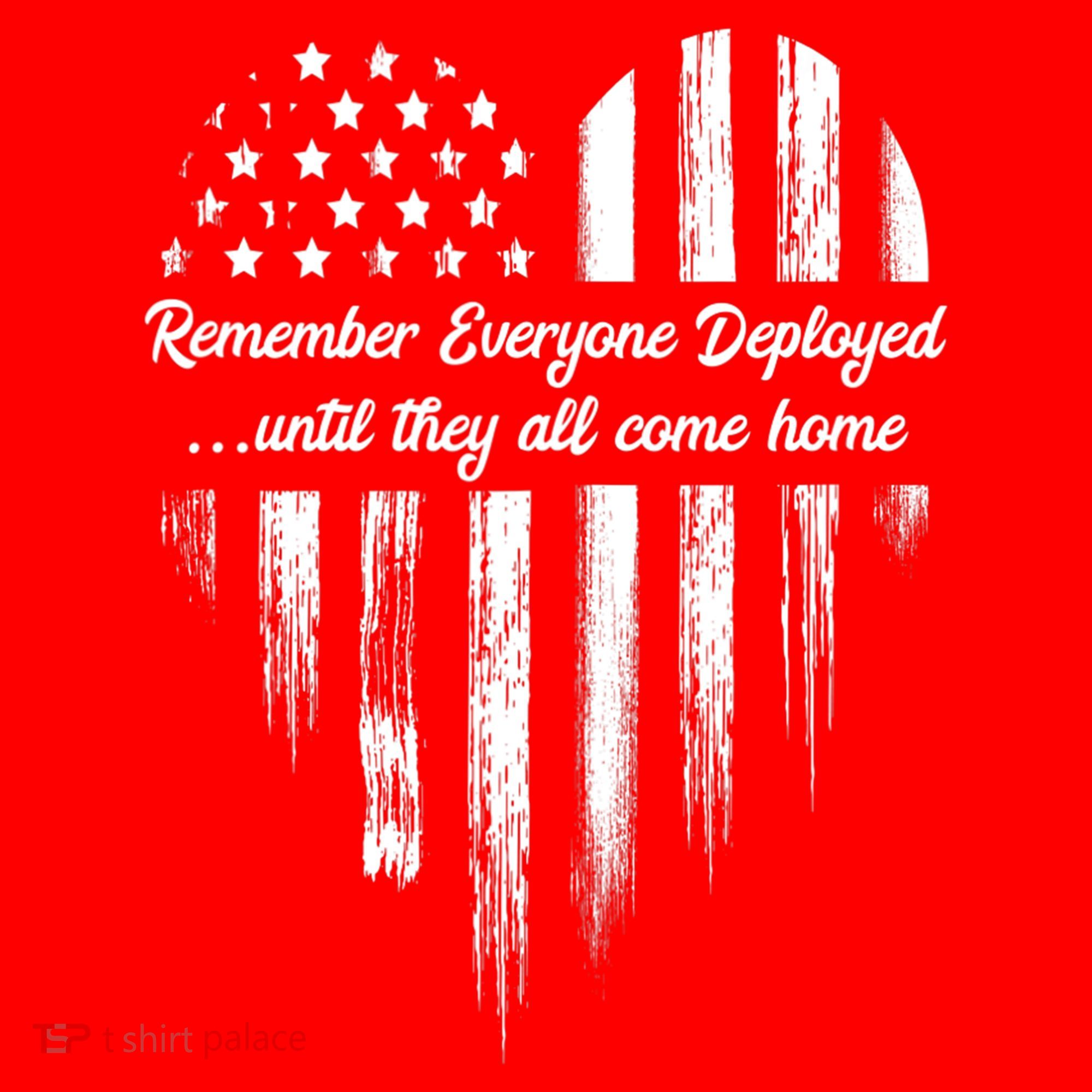 Remember Everyone Deployed Red Friday Santa Hat