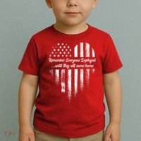 Remember Everyone Deployed Red Friday Toddler T-Shirt thumb 2