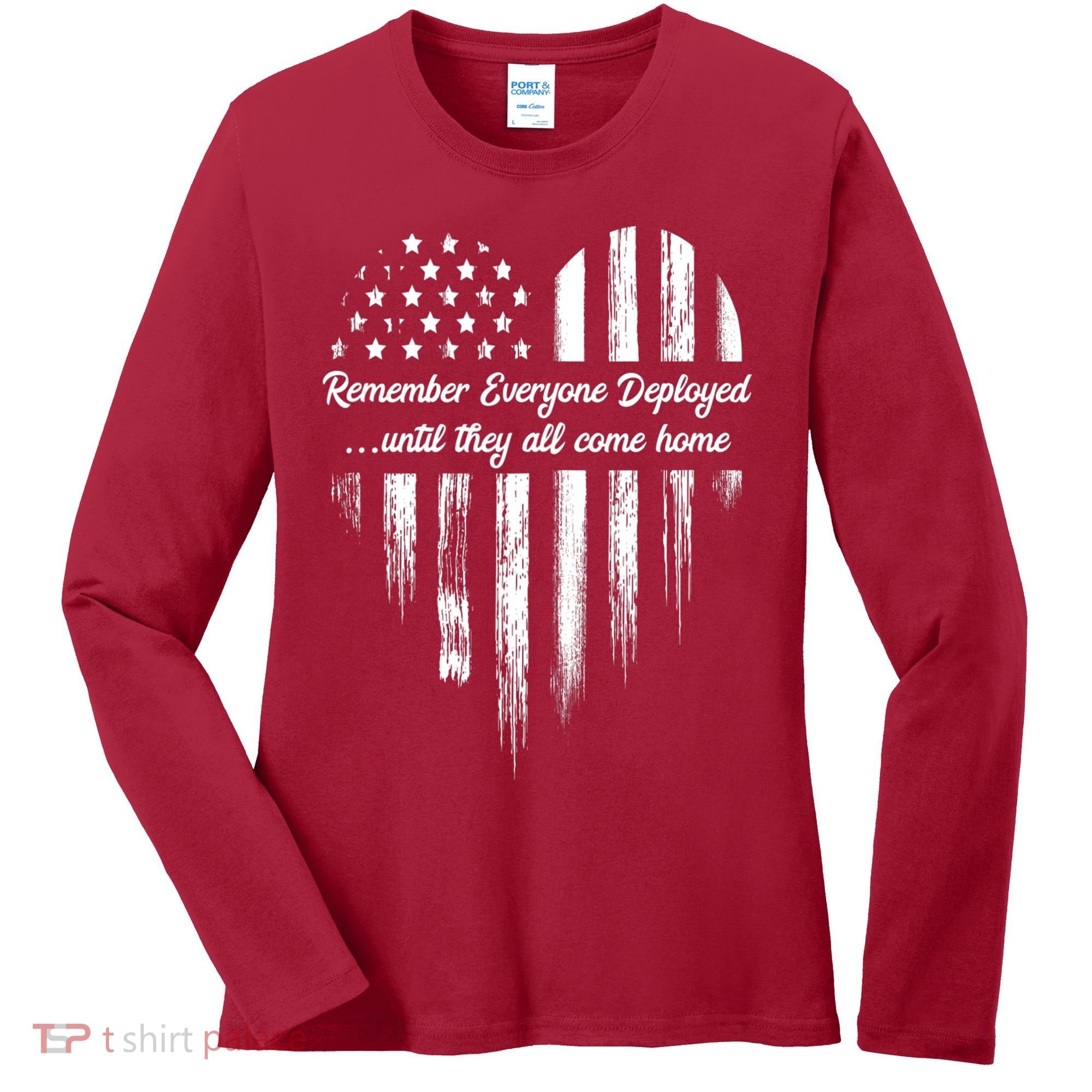 Remember Everyone Deployed Red Friday Women's Long Sleeve Shirt