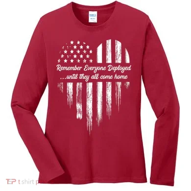 Remember Everyone Deployed Red Friday Women's Long Sleeve Shirt