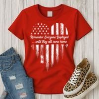Remember Everyone Deployed Red Friday Women's T-Shirt thumb 3