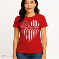 Remember Everyone Deployed Red Friday Women's T-Shirt thumb 4