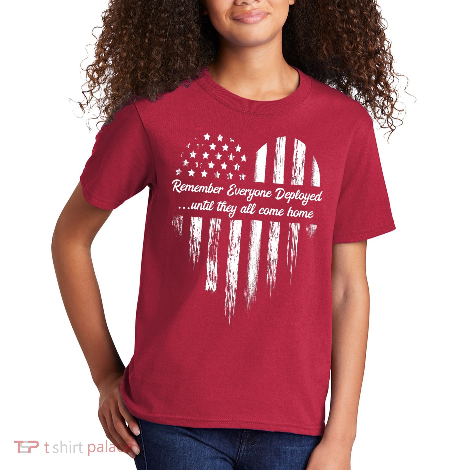 Remember Everyone Deployed Red Friday Kids T-Shirt