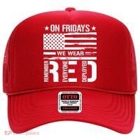 Remember Everyone Deployed On Friday We Wear Red (On Back) Hat thumb 0