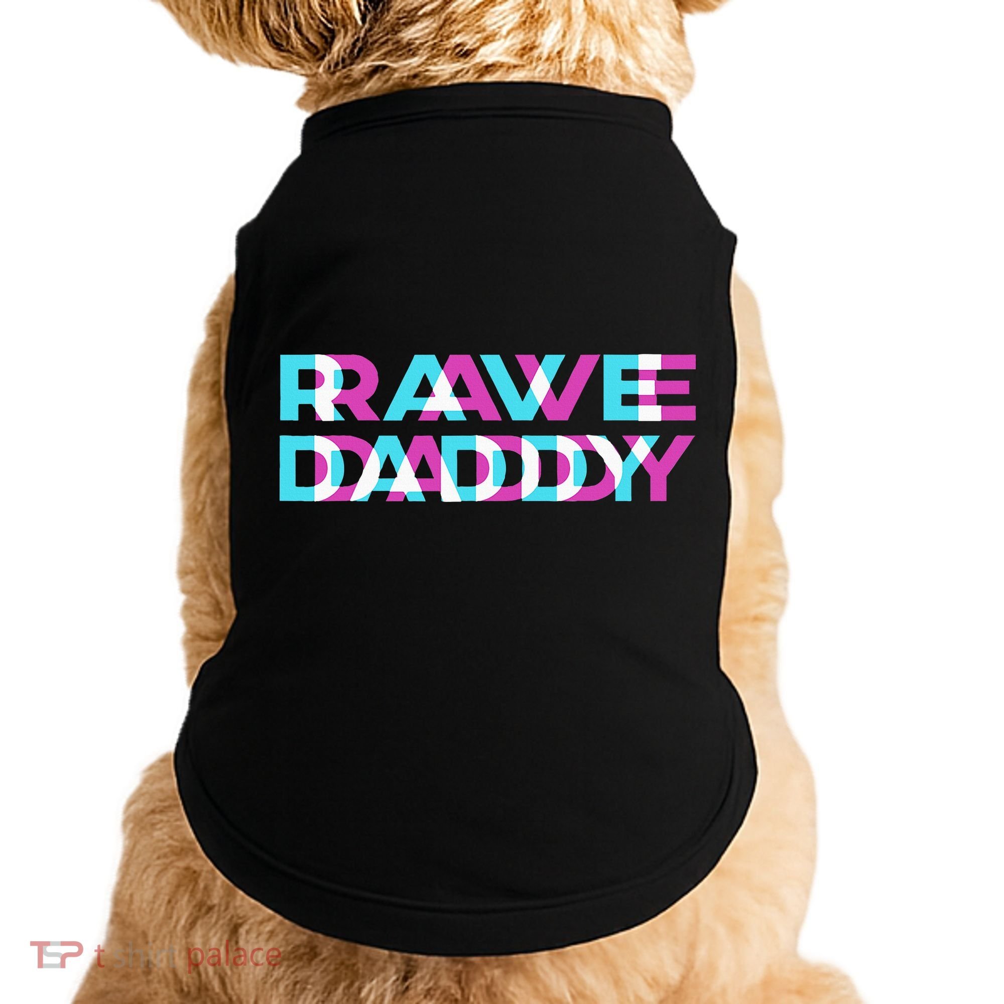 Rave Edm Daddy Music Festival Father Optical Trippy Illusion Doggie Tank