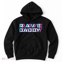 Rave Edm Daddy Music Festival Father Optical Trippy Illusion Hoodie thumb 0