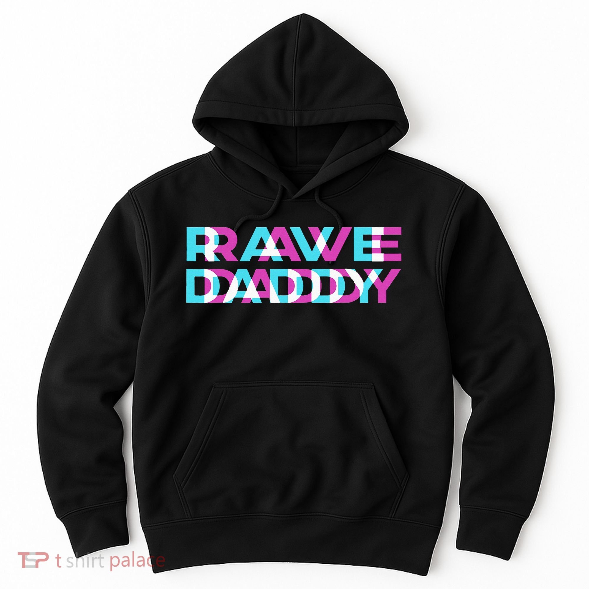 Rave Edm Daddy Music Festival Father Optical Trippy Illusion Hoodie