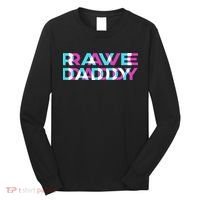 Rave Edm Daddy Music Festival Father Optical Trippy Illusion Long Sleeve Shirt thumb 0