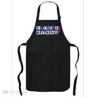 Rave Edm Daddy Music Festival Father Optical Trippy Illusion Apron thumb 0