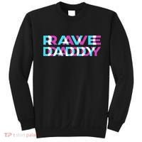 Rave Edm Daddy Music Festival Father Optical Trippy Illusion Sweatshirt thumb 0