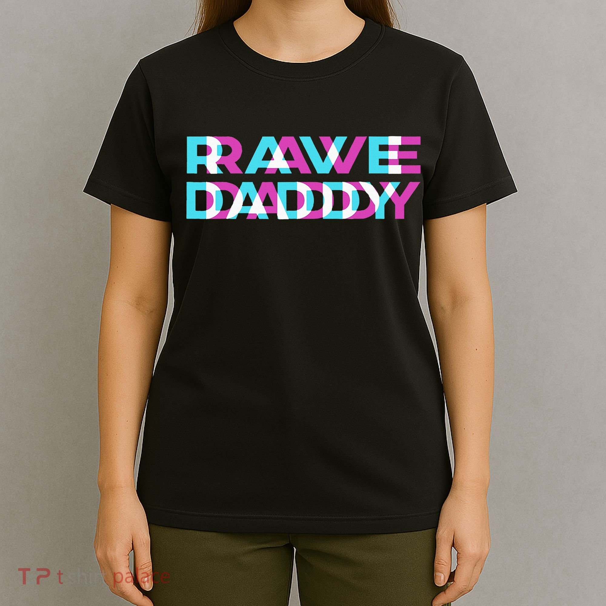 Rave Edm Daddy Music Festival Father Optical Trippy Illusion T-Shirt