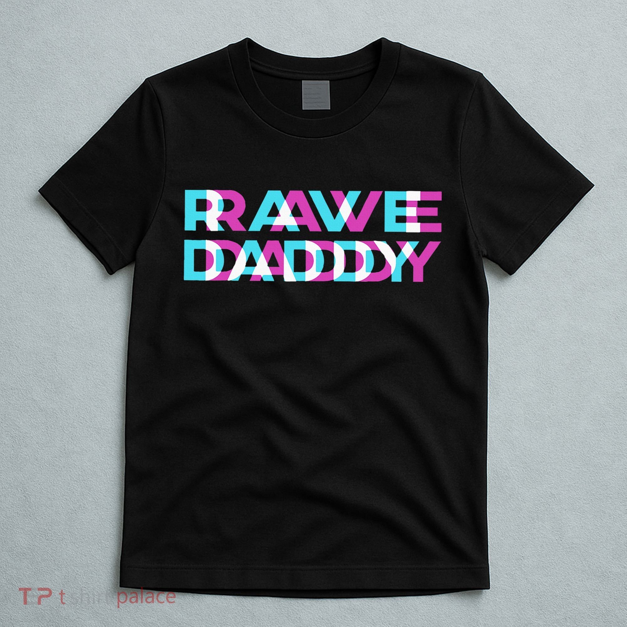 Rave Edm Daddy Music Festival Father Optical Trippy Illusion T-Shirt