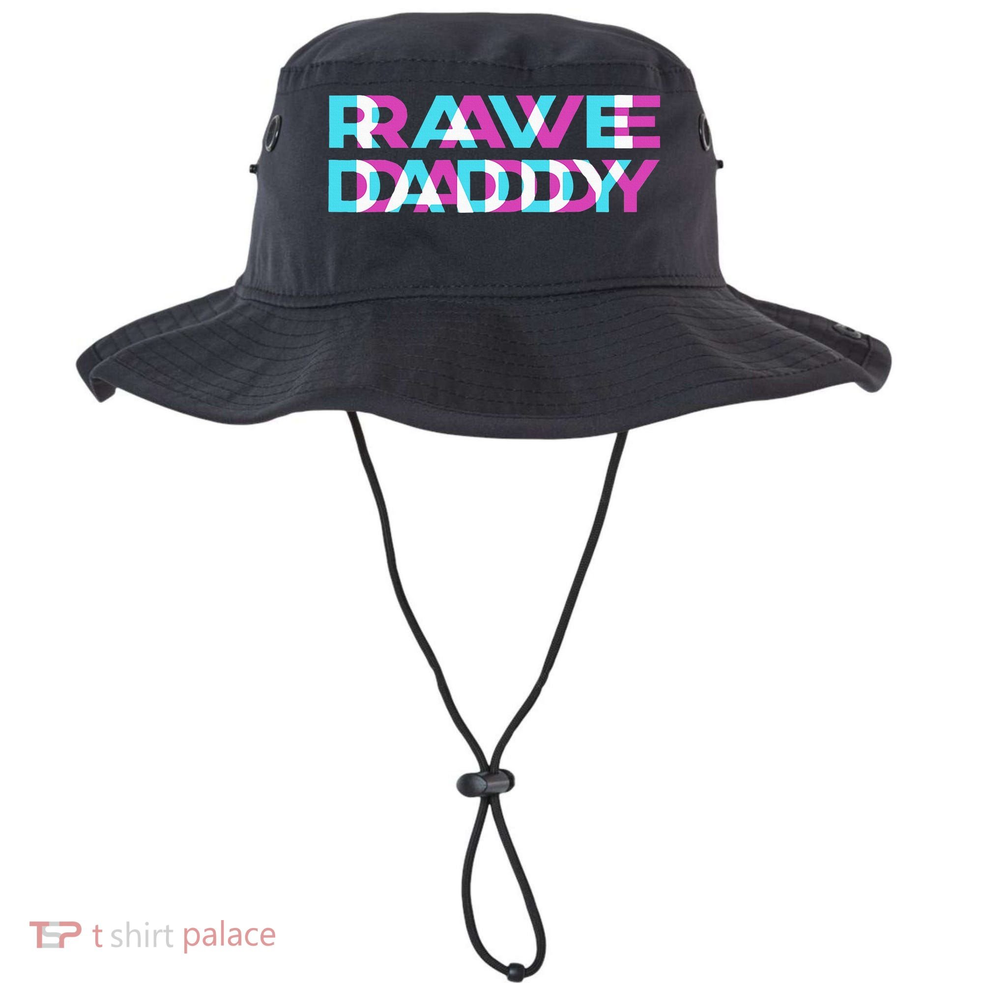 Rave Edm Daddy Music Festival Father Optical Trippy Illusion Bucket Hat