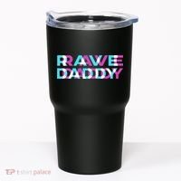 Rave Edm Daddy Music Festival Father Optical Trippy Illusion Tumbler thumb 0