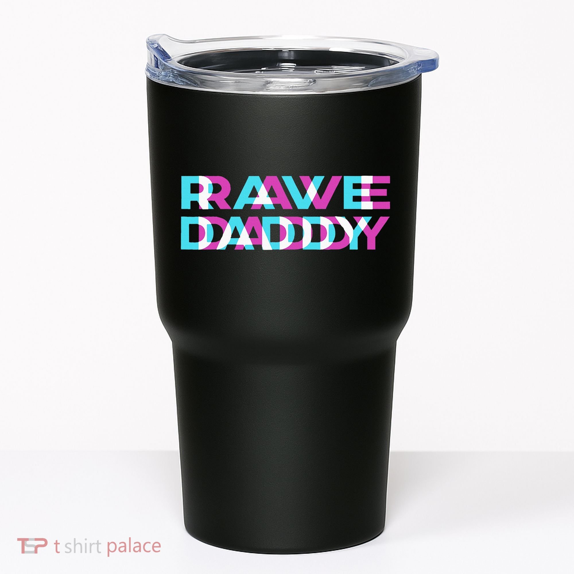 Rave Edm Daddy Music Festival Father Optical Trippy Illusion Tumbler