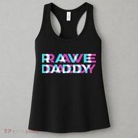 Rave Edm Daddy Music Festival Father Optical Trippy Illusion Women's Tank Top thumb 3
