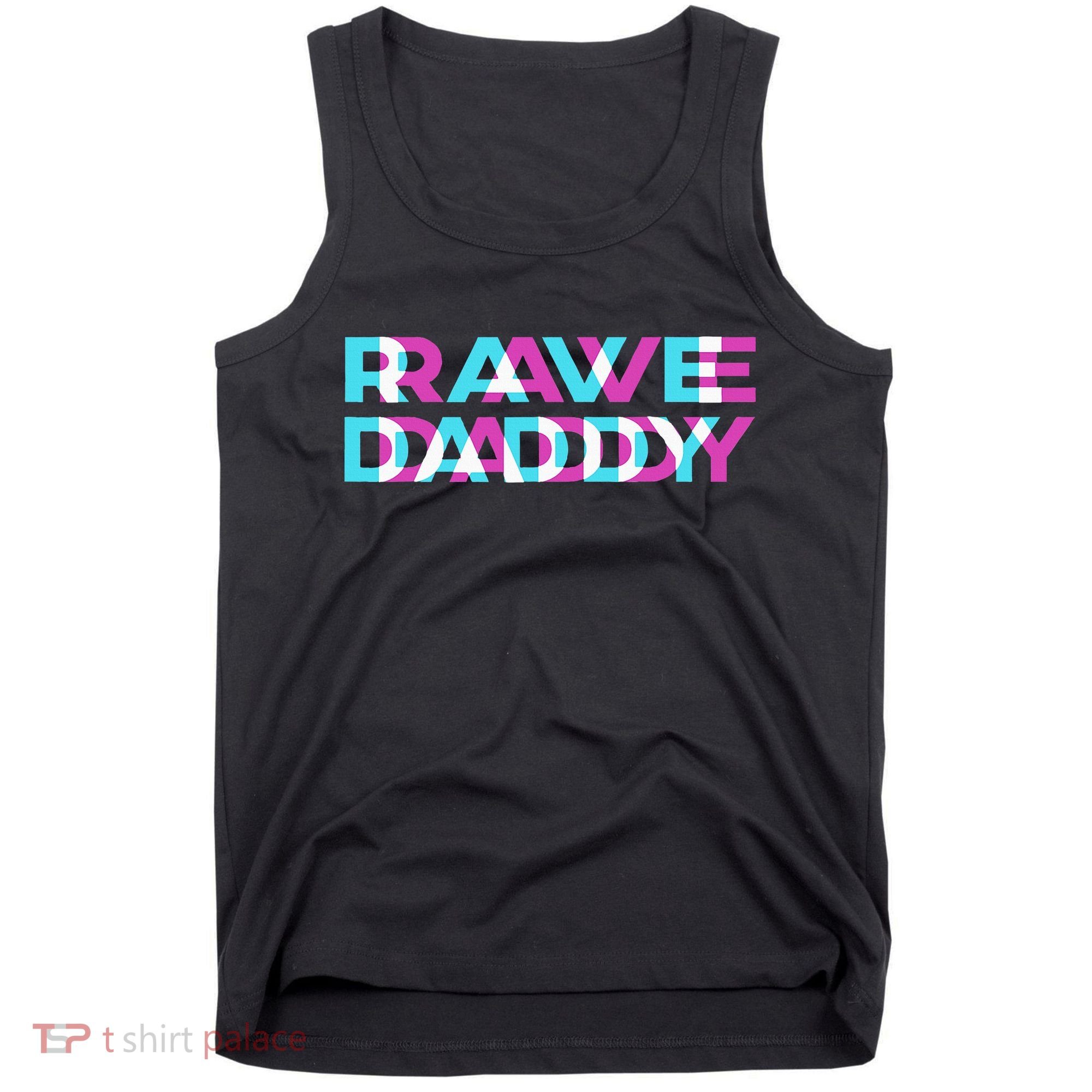 Rave Edm Daddy Music Festival Father Optical Trippy Illusion Tank Top