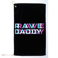 Rave Edm Daddy Music Festival Father Optical Trippy Illusion Golf Towel thumb 0
