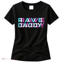 Rave Edm Daddy Music Festival Father Optical Trippy Illusion Women's T-Shirt thumb 0